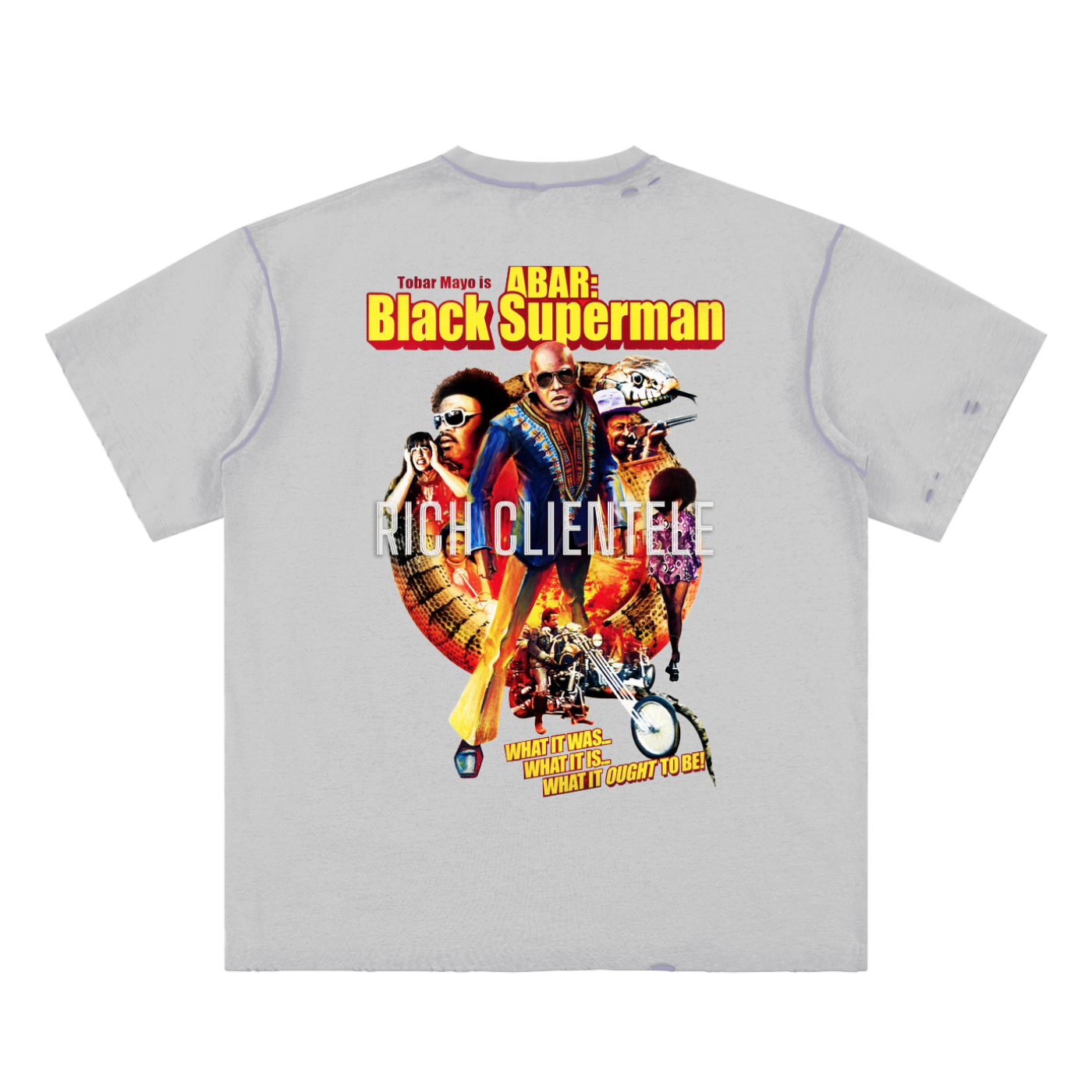Hand-frayed Reversible T-shirt