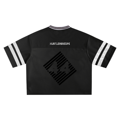Taped Mesh Boxy T-shirt