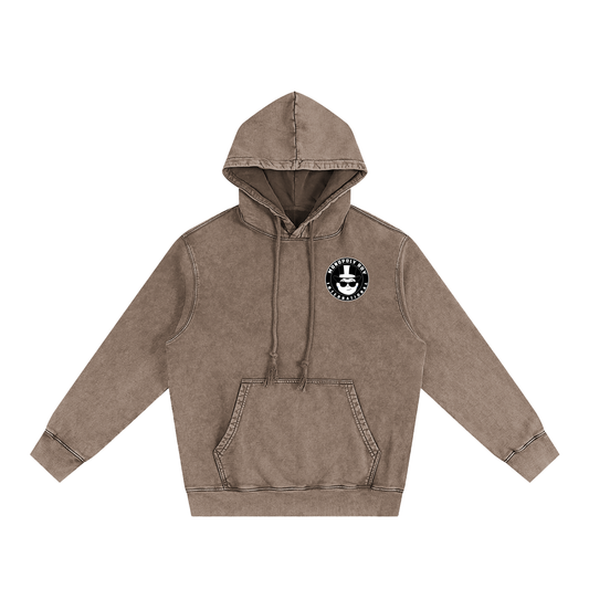 Heavyweight Pure Cotton Classic Snow Washed Hoodie